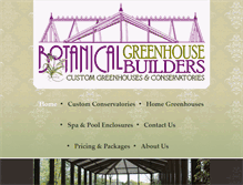 Tablet Screenshot of botanicalgreenhouse.com